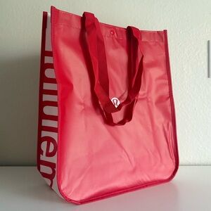 lululemon athletica reusable shopping bag (large)